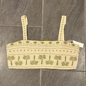 Celandine Beaded Palm Tree Cami